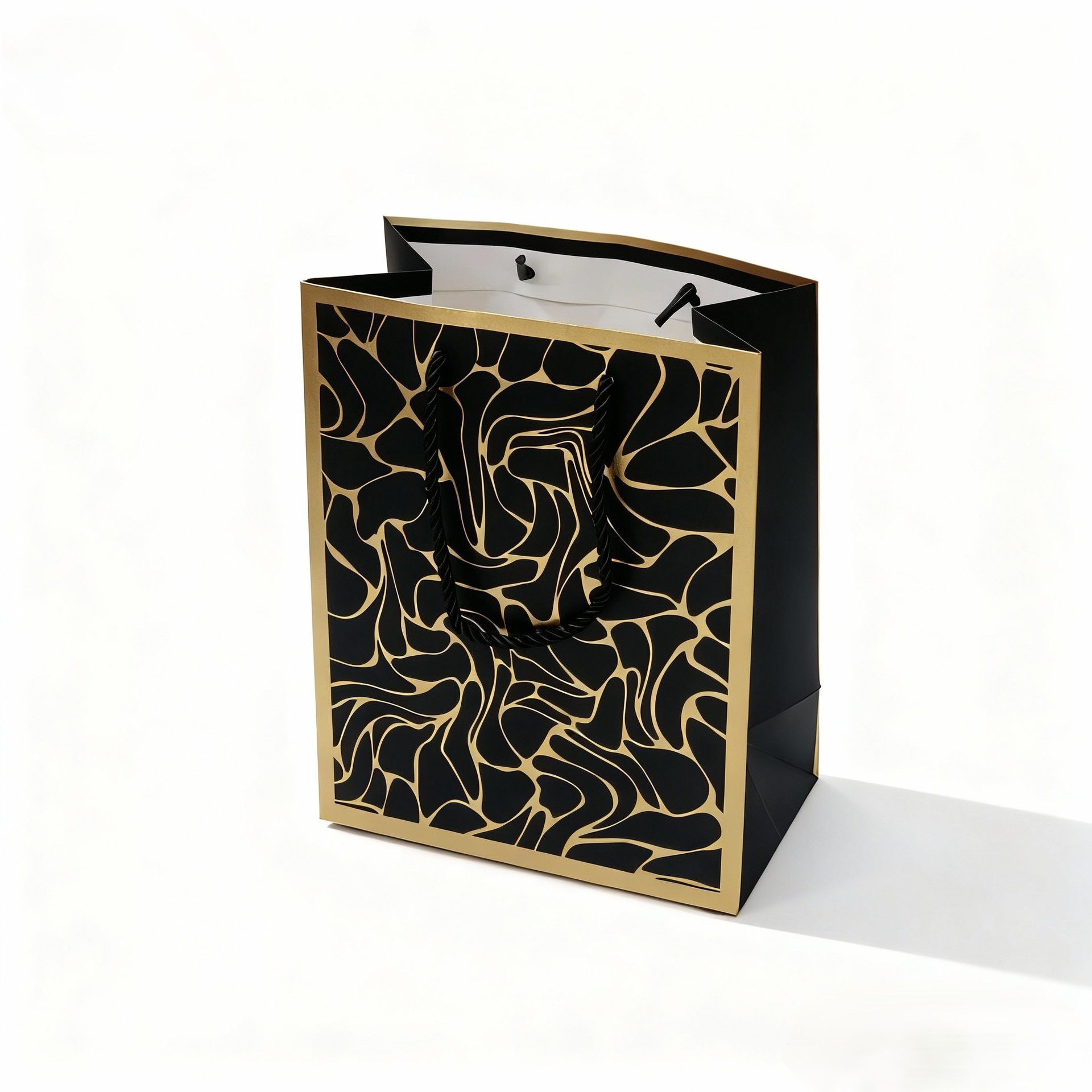 Cross-border best-selling gilded marble-patterned gift bags, multi-color gift boxes, handbags, festival packaging, customized souvenir packaging Specification image