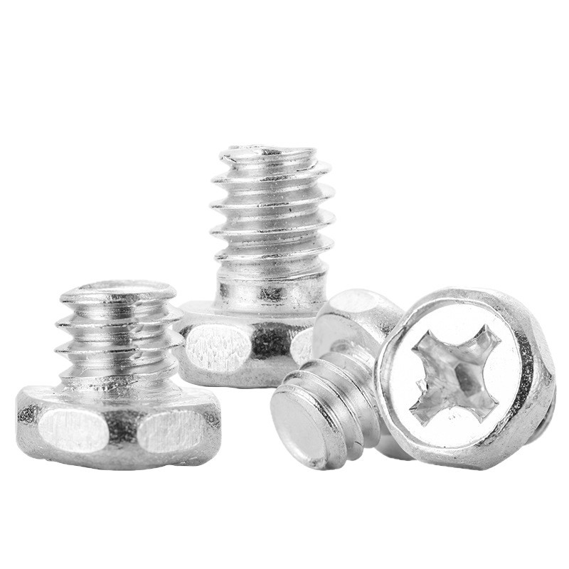 十字槽外六角螺丝 优质紧固件防锈耐用稳固结实白底实物图