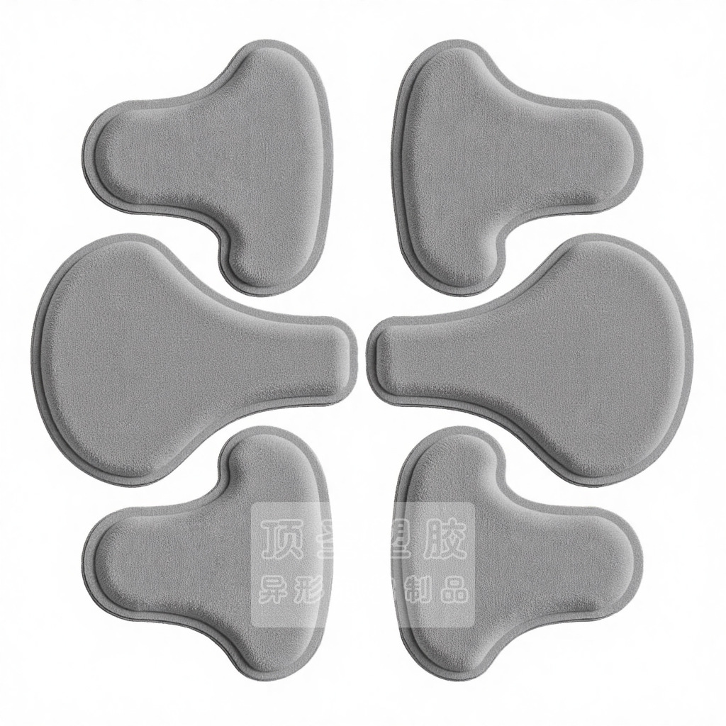 Supply sponge hot-pressed helmet pads, eva sponge sports protective gear pads, and special-shaped sponge forming details Picture