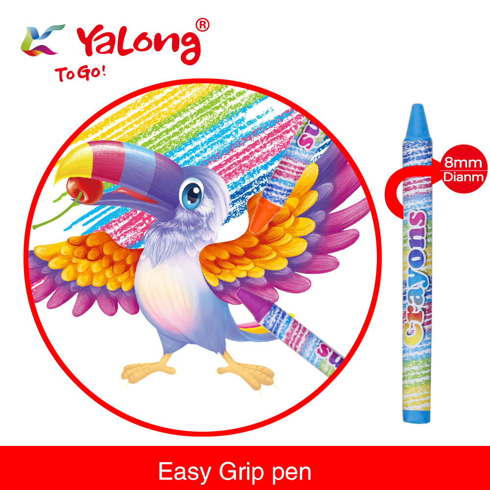 Yalong Cross-border Wholesale Hardcover art sets, crayon multi-color sets, children's stationery products Specification image