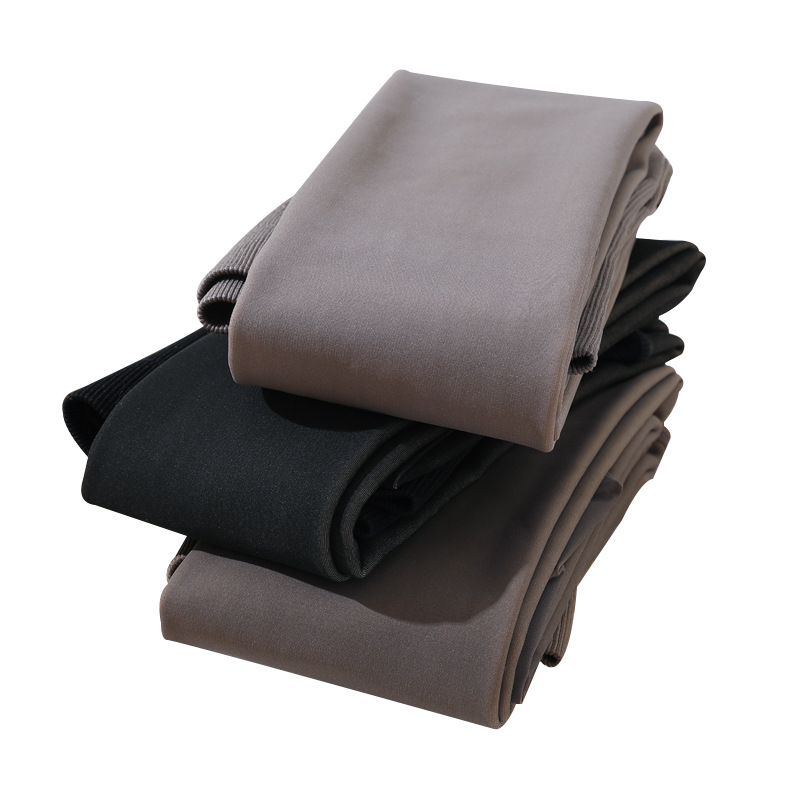 鲨鱼裤/打底裤/秋冬打底裤/裤子冬/芭比裤女高腰户外白底实物图