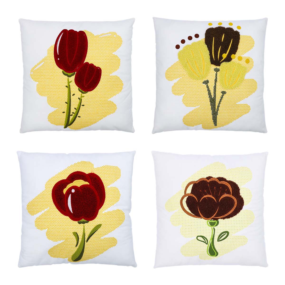 New towel embroidery sofa pillow cover decorative waist bedroom cushion waist rest decorative pillow leather cover Specification image