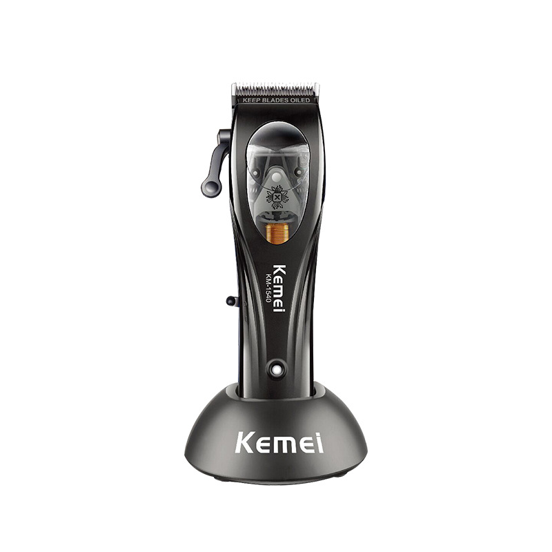 Kemei brushless hair clipper, professional hair clipper, trimmer, hair salon electric clipper, digital display hair clipper KM-1540 Item Picture