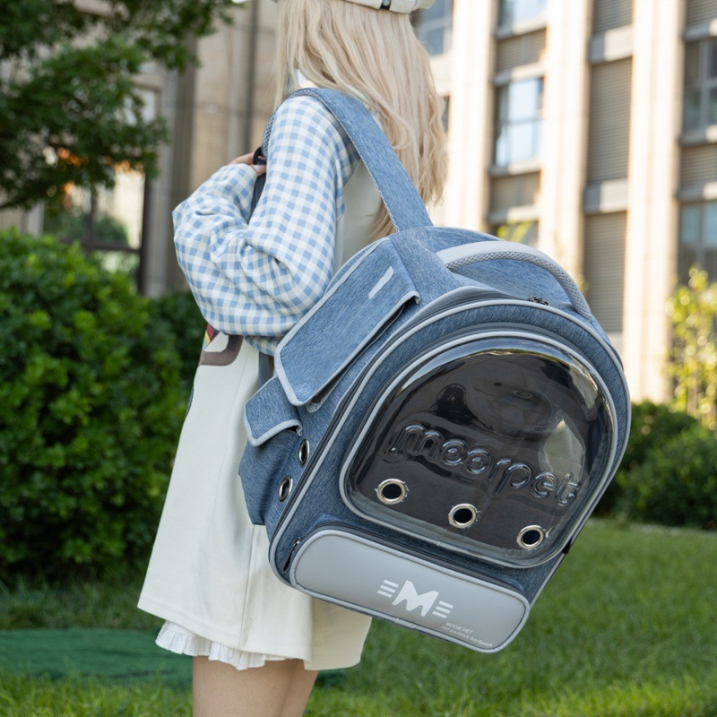 宠物自背包实物图