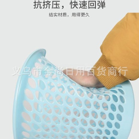 Simple home trash can without lid or pressure ring, hollowed-out garbage basket, bathroom, living room and kitchen garbage collection bin Specification image