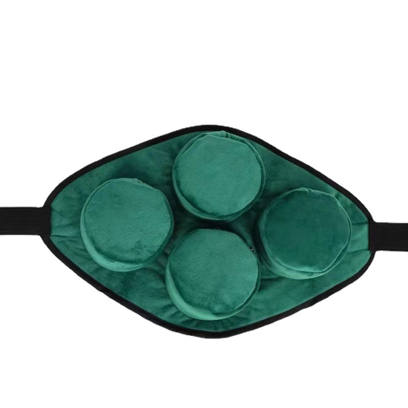 无烟艾灸盒随身灸家用艾灸熏蒸仪器具包袋罐炙艾条柱熏热敷袋温灸白底实物图