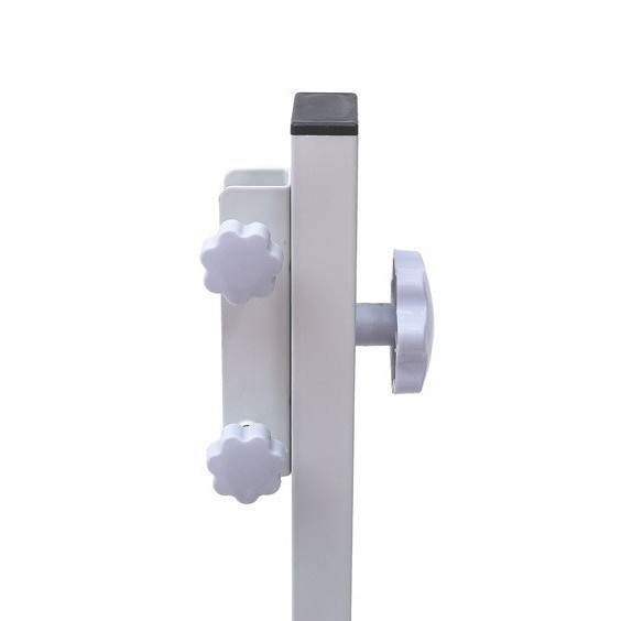 The T-555 whiteboard stand in stock is adjustable, and the display cabinet has a mobile bracket. It is universal, thickened and very stable for blackboards and green boards details Picture