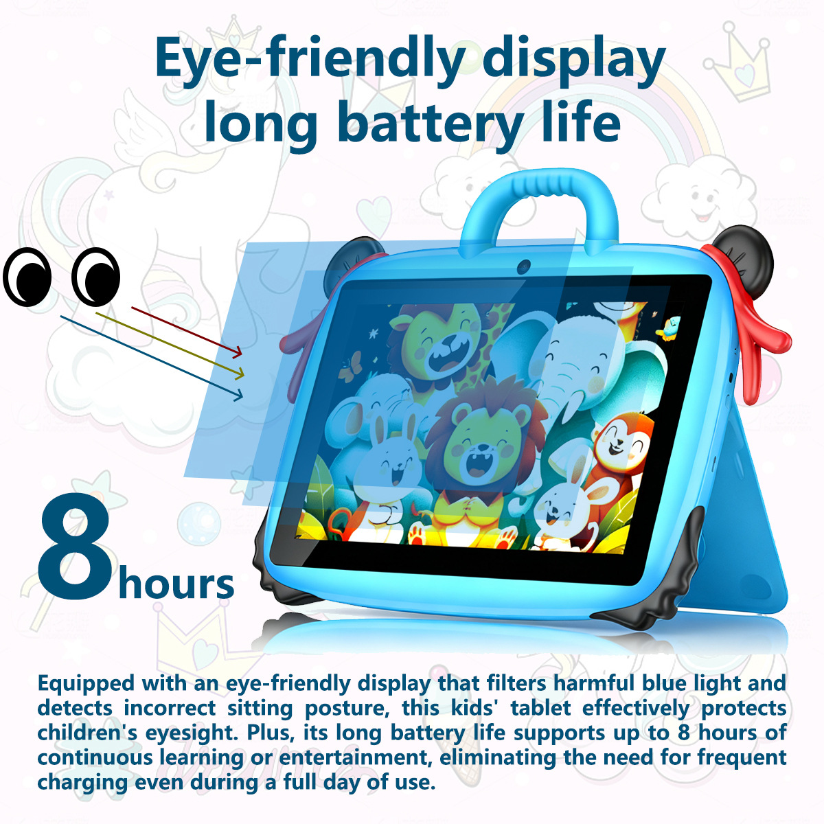 Wholesale MKTEL T72 7-inch high-definition children's WIFI tablet computer factory direct sales store for foreign trade Specification image