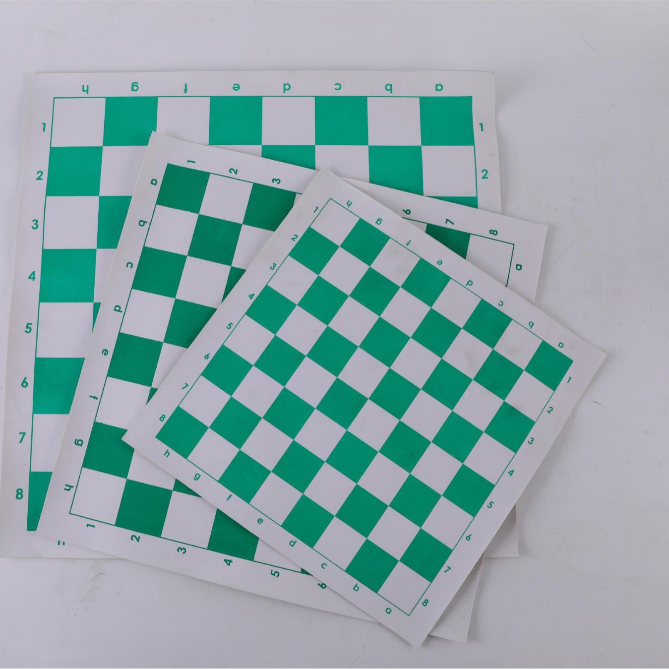 国际象棋棋盘黑白棋双陆西洋跳棋大中小号PVC皮革棋盘便携式软质