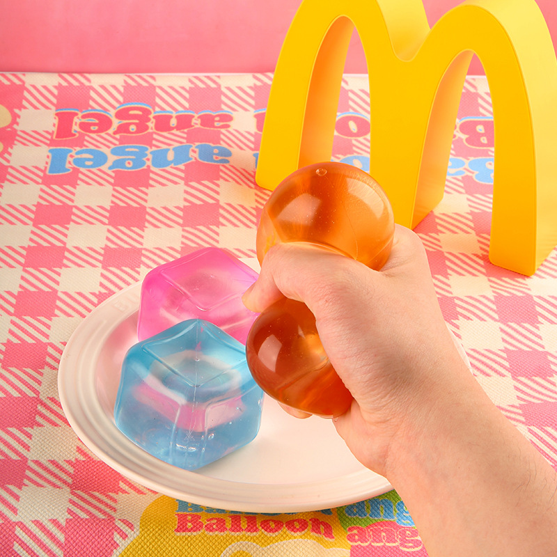 Hi Kushui Cube Kneading Fun Kneading Fun Stress-relieving toys Relieve stress and release Soft Rubber silicone rubber children's kneading Application Scenario