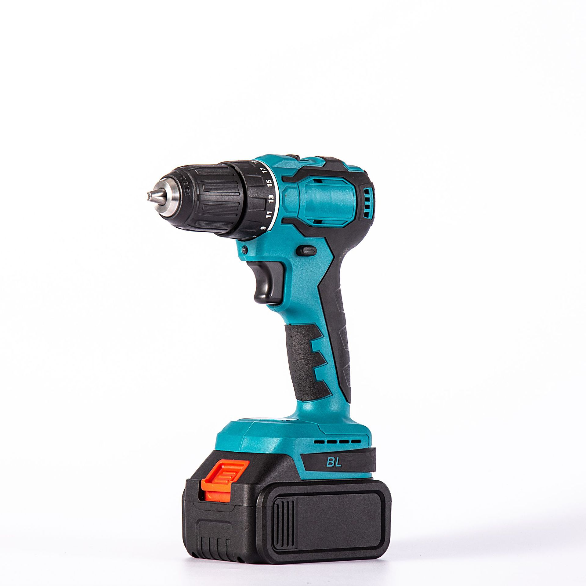 Brushless rechargeable electric drill, lithium battery impact drill, household multi-functional screwdriver, hand drill, rechargeable electric drill Item Picture