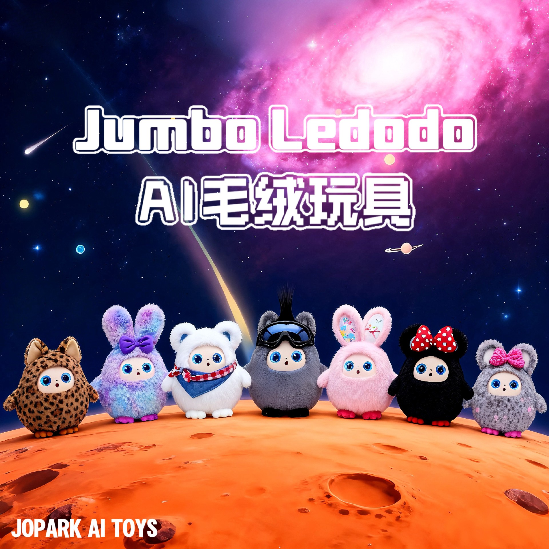 巨型大乐兜兜AI智能跨境益智科教玩具儿童陪伴早教互动安抚玩偶