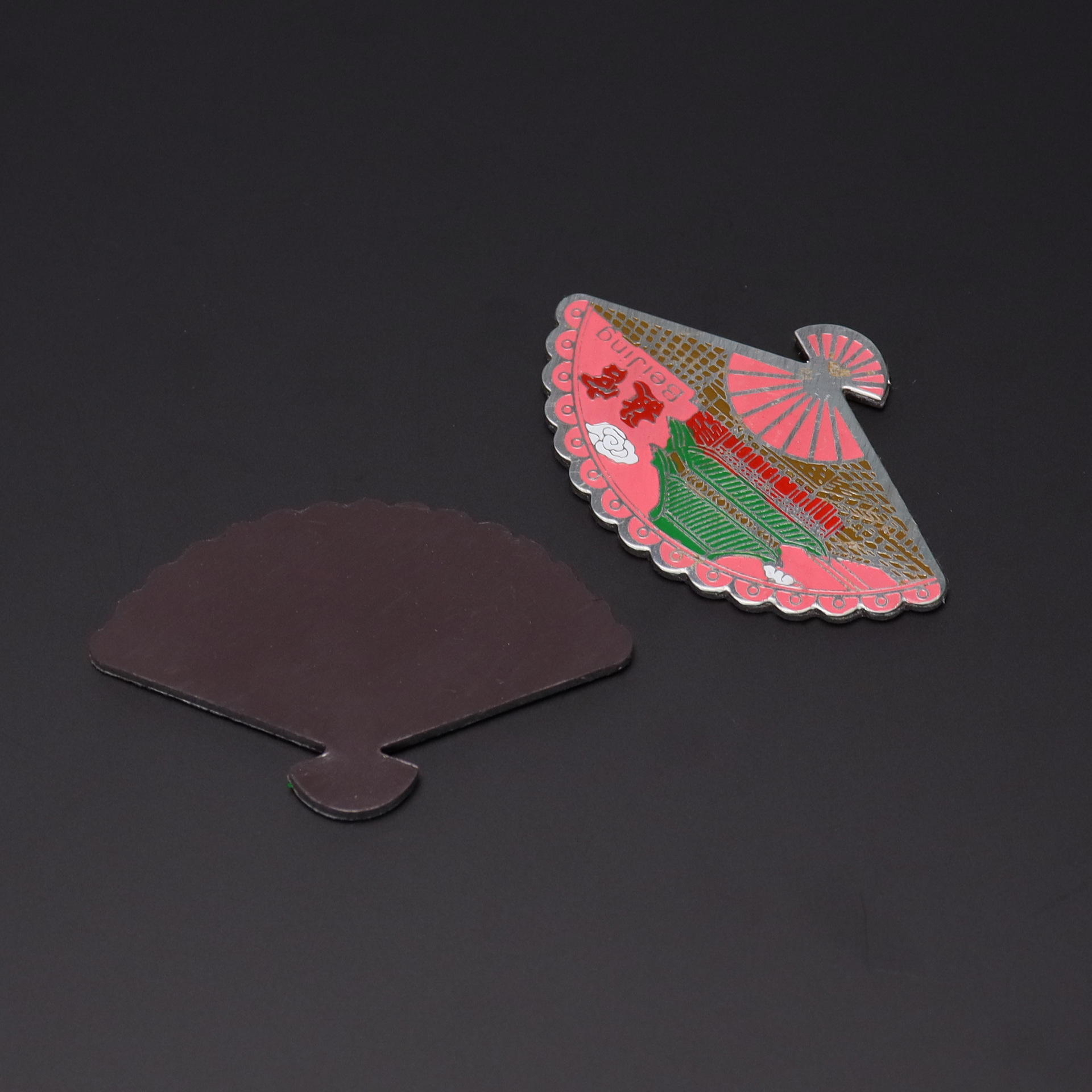 Beijing Cloisonne Chinese-style craft cultural gifts: copper plate, baked paint, low-temperature enamel, and various styles of fridge magnets Specification image
