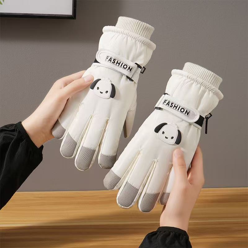 والقفازات التزلج الجديدة الجديدة هي قفازات جميلة مضادة للبرد تعمل باللمس Item Picture