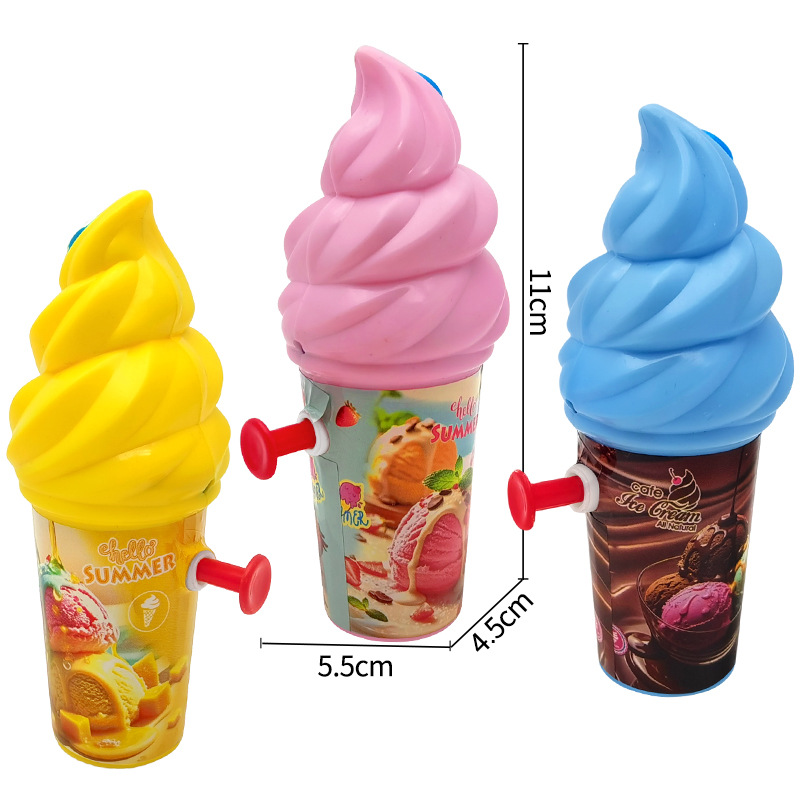 Simulated ice cream water gun, cross-border parody, creative Popsicle, ice cream water gun, gift toys, night market street stalls Application Scenario