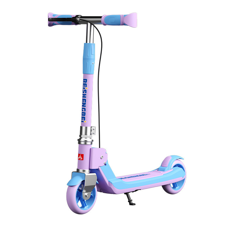 Two-wheeled scooters for children aged 6 to 12 to 15, including both boys and girls, are foldable