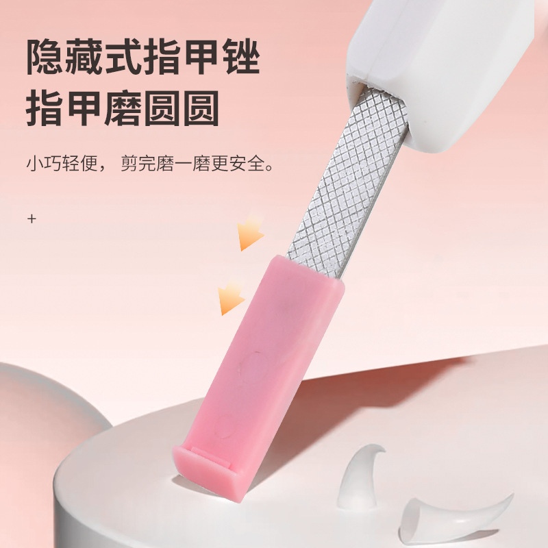 Pet nail clippers, multi-functional nail clippers, dog nail clippers, cat paw nail clippers, nail grinders, pet supplies Specification image