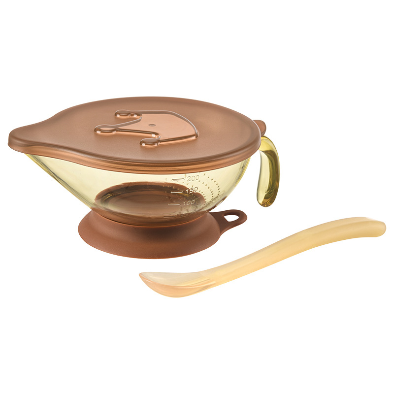 婴儿辅食碗 新生儿宝宝专用小碗勺子吃米粉糊喂水碗勺套装