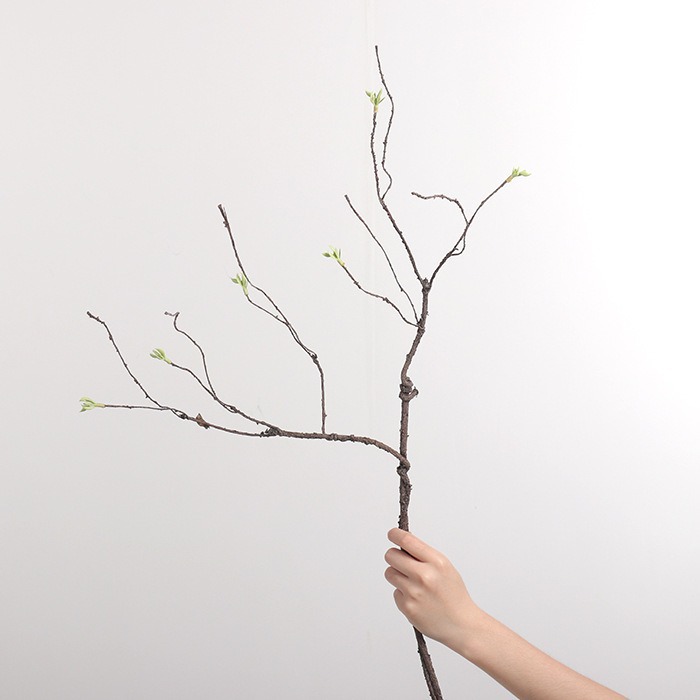新中式仿真树枝侘寂风可造型插花配饰摆件客厅酒店样板间装饰枯枝产品图