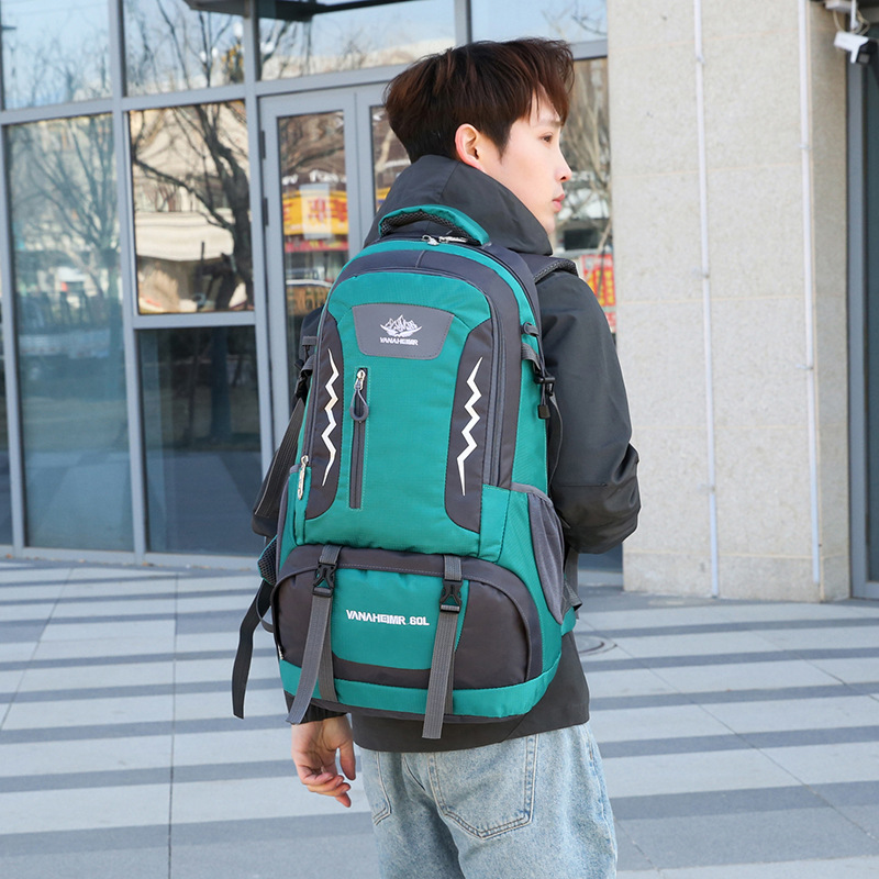 Yitu Cross-border's new outdoor hiking bag, large-capacity travel bag, men's backpack, double-shoulder outdoor bag, sports hiking Specification image