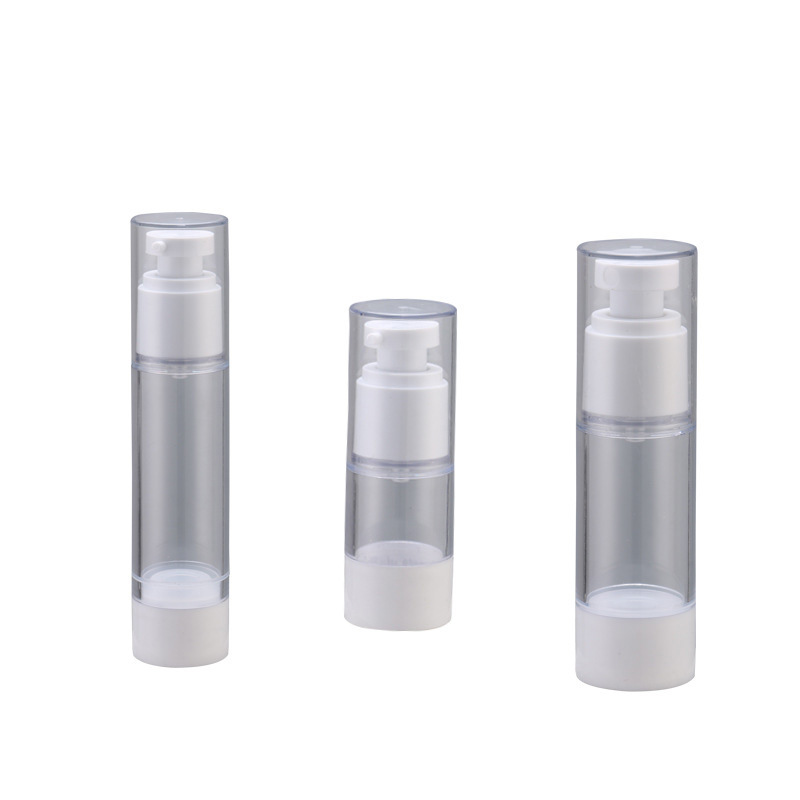 50ml plastic press-type skin care product portioning bottles, transparent plastic lotion bottles, vacuum bottles for spray essence water Item Picture