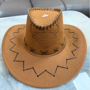 Western cowboy hats, men's and women's sun hats, wide-brimmed hats, outdoor sun protection hats, beach summer travel hats, straw hats, cowboy hats details Picture