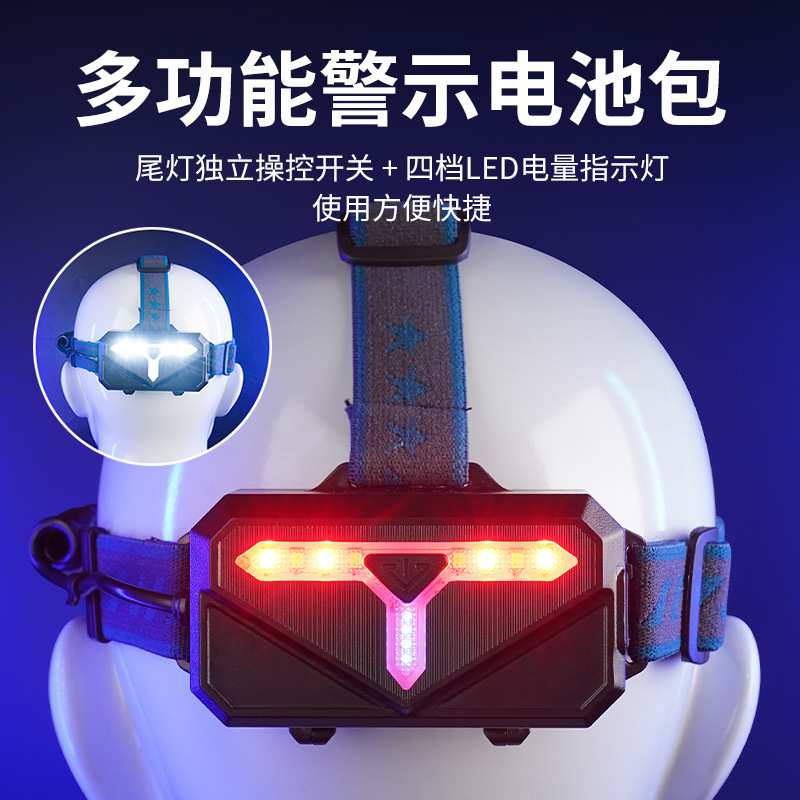 Aluminum Alloy Telescopic Focusing White Light Outdoor Long-Range Illumination Camping Patrol Portable Ultra-Bright White Laser Led Headlamp Application Scenario