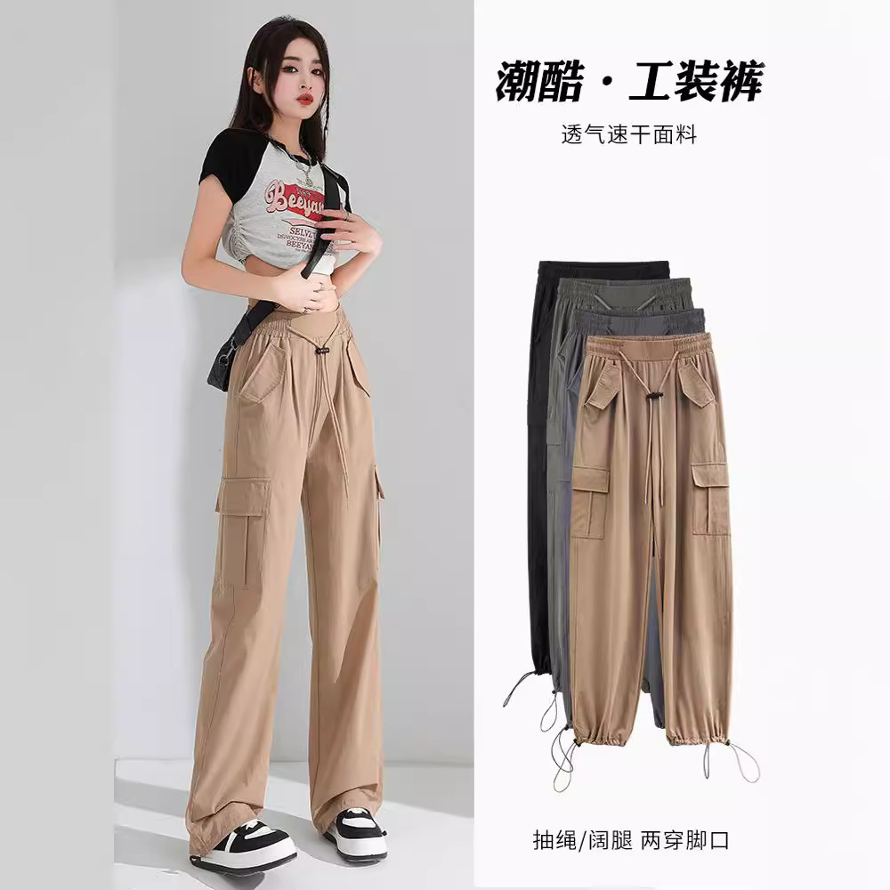 妈妈裤中老年直筒冬季/糯米裤/莫代尔裤针织/阔腿裤/加绒裤女直筒百搭产品图