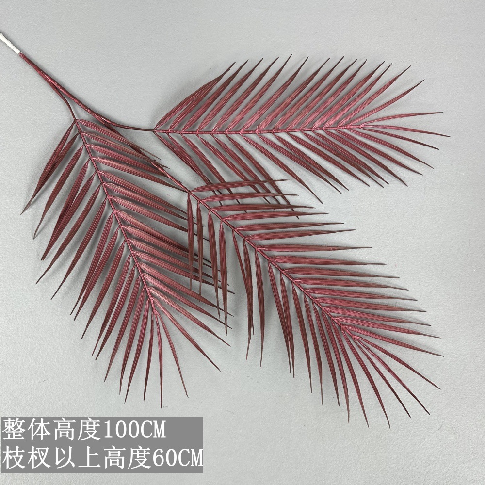 婚庆塑料花假花批发婚礼排花插花爆款多色迷雾散尾叶玫瑰草绿色花详情图3