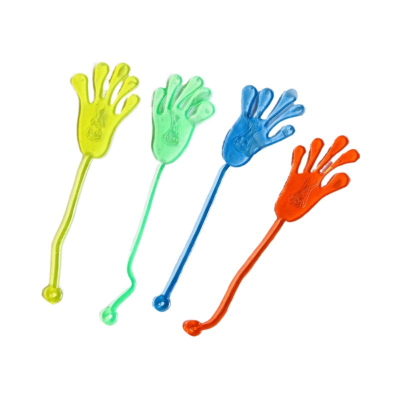 Sticky palm elastic stretchable adhesive large wall-climbing palm prank toy, prank little hands, nostalgic toy for the 80s generation Item Picture