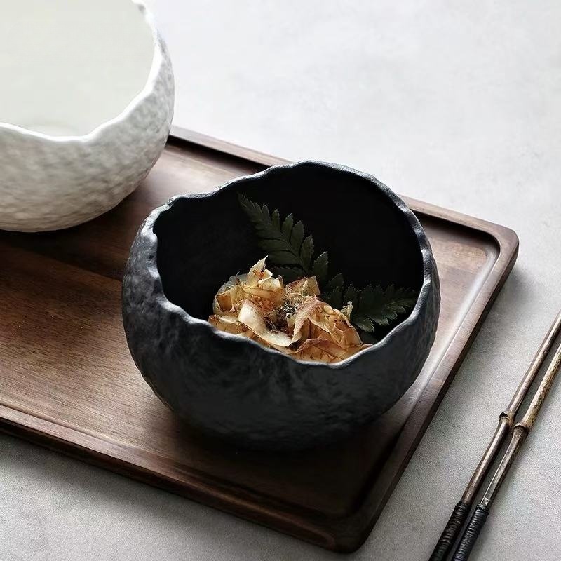 Western-style soup bowls, high-end dessert bowls, ceramic tableware, yogurt bowls, exquisite and creative cold dish bowls, hotel cuisine restaurant details Picture