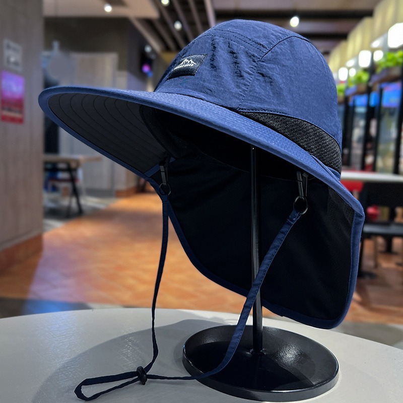 Men's 2025 new style fishing cap, shawl, sun protection, UV protection, outdoor mountaineering special hat for women details Picture