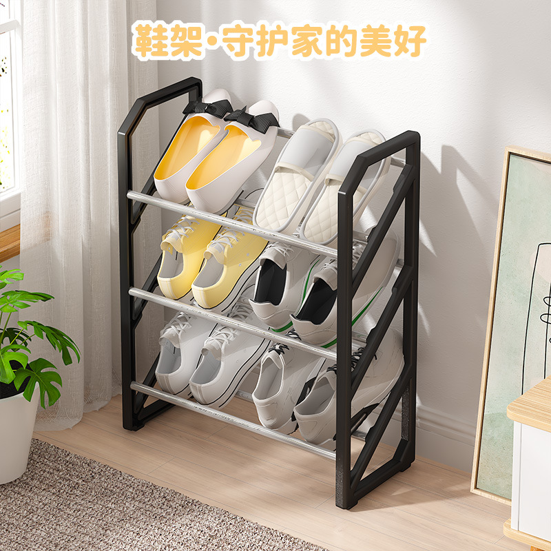 Shoe rack layering, no installation required, simple shoe rack at the door, dormitory dust-proof storage rack, factory direct sales to Southeast Asia details Picture