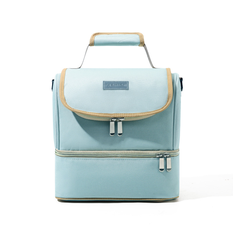 背奶包奶瓶保温袋双层母婴包保鲜储奶冰包保温妈妈包高级感妈咪包白底实物图