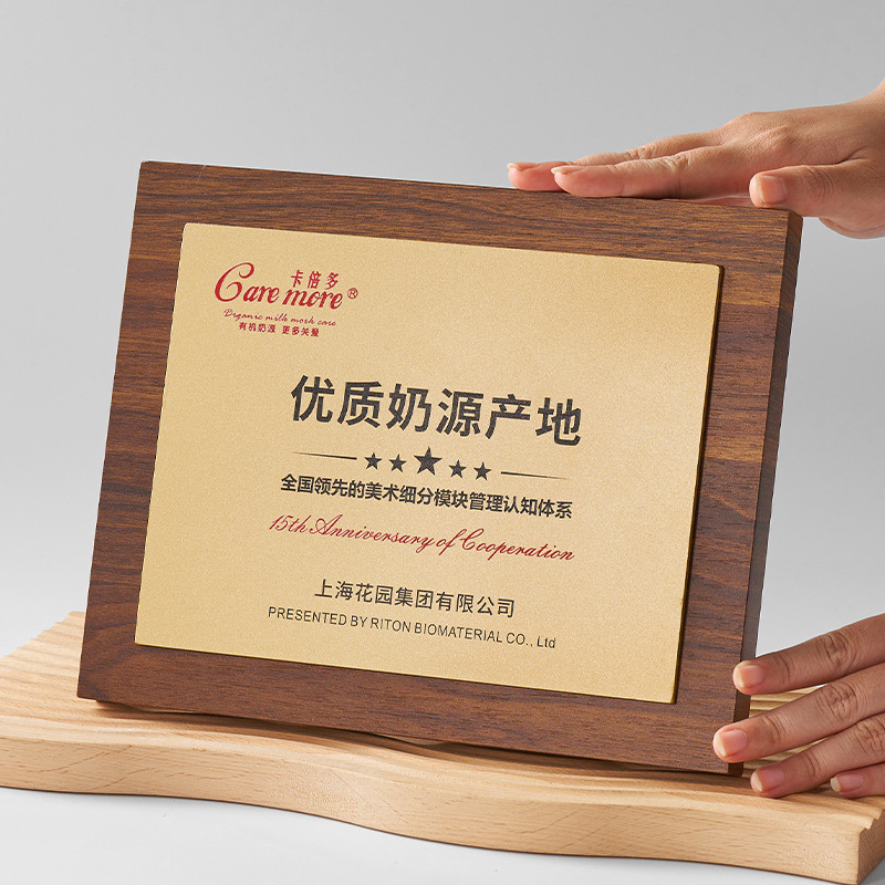 经典麦穗奖牌/聘书/奖牌/金银纸/荣誉牌产品图