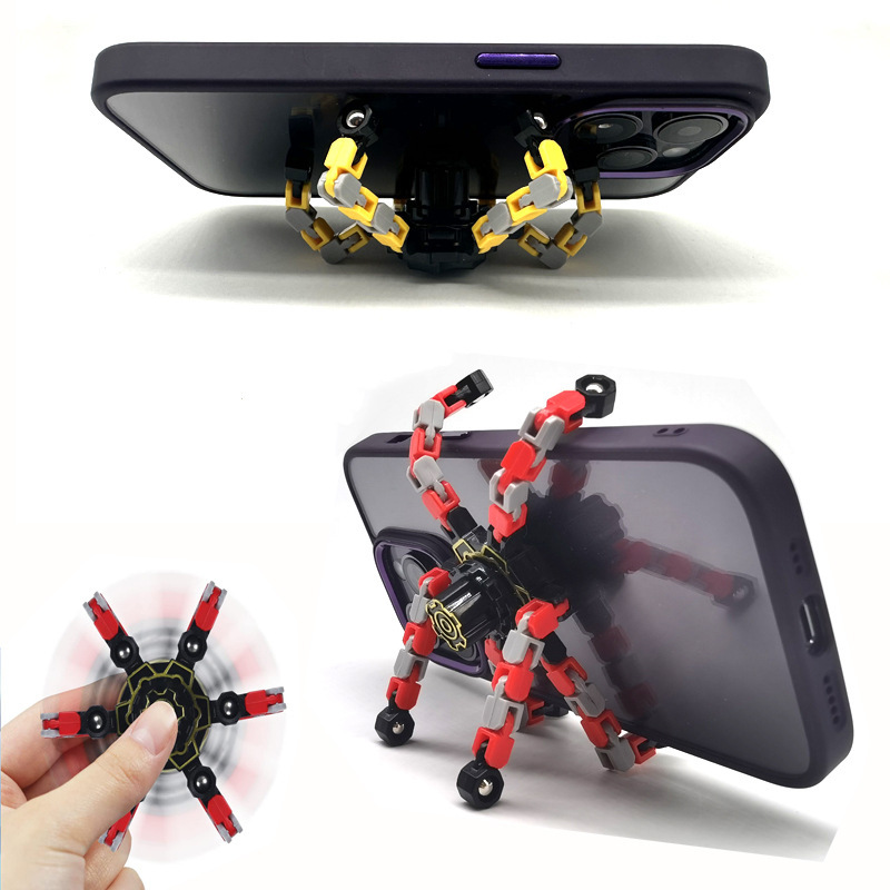 Fingertip mechanical gyroscope Cross-border Douyin versatile educational diy stress-relieving chain transformation robot gyroscope toy Application Scenario