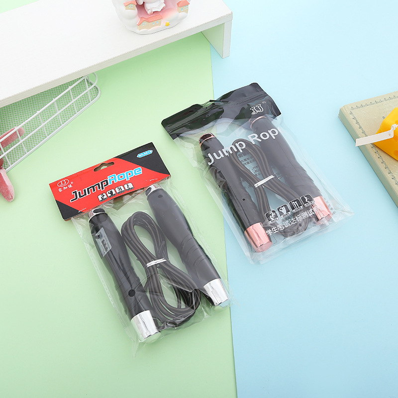 新款计数负重中高考跳绳男女生通用健身可调节钢丝跳绳跳绳批发