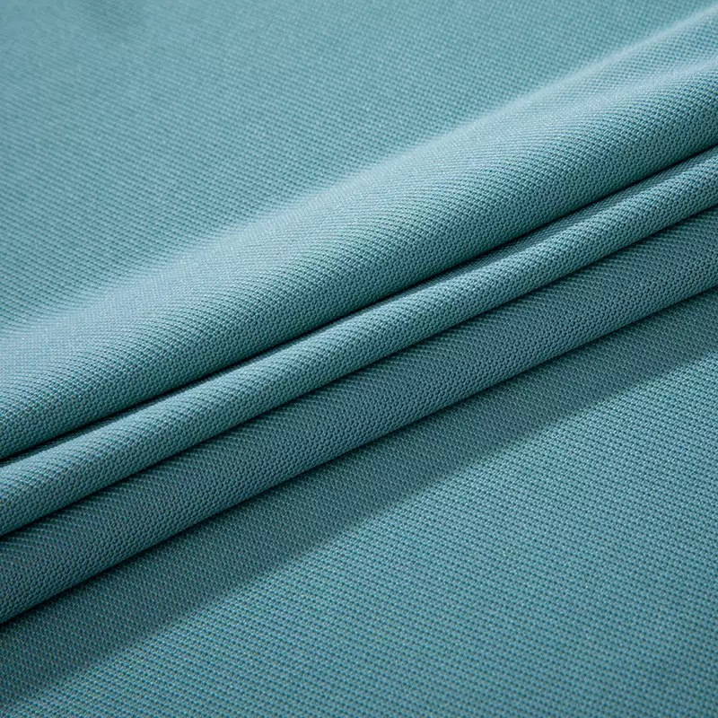 In stock: 180g full polyester bead mesh fabric, cotton-like bead knitted fabric T-shirts, POLO shirts and dresses Specification image