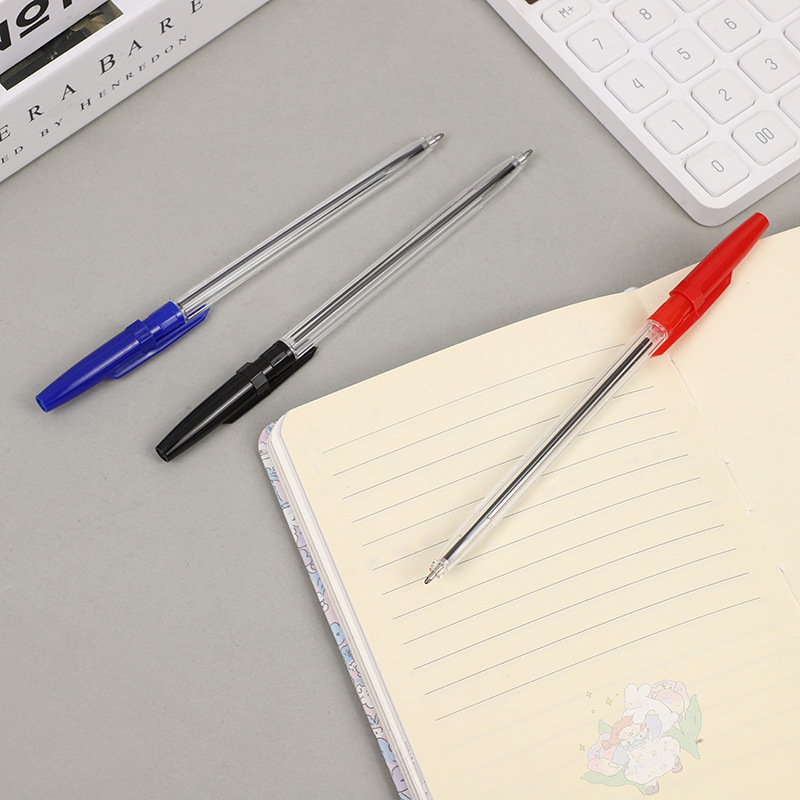 583 Cartridge type 1.0 plastic Ballpoint pen, red, blue and black ballpoint pen wholesale, high appearance level, in stock, for office use details Picture