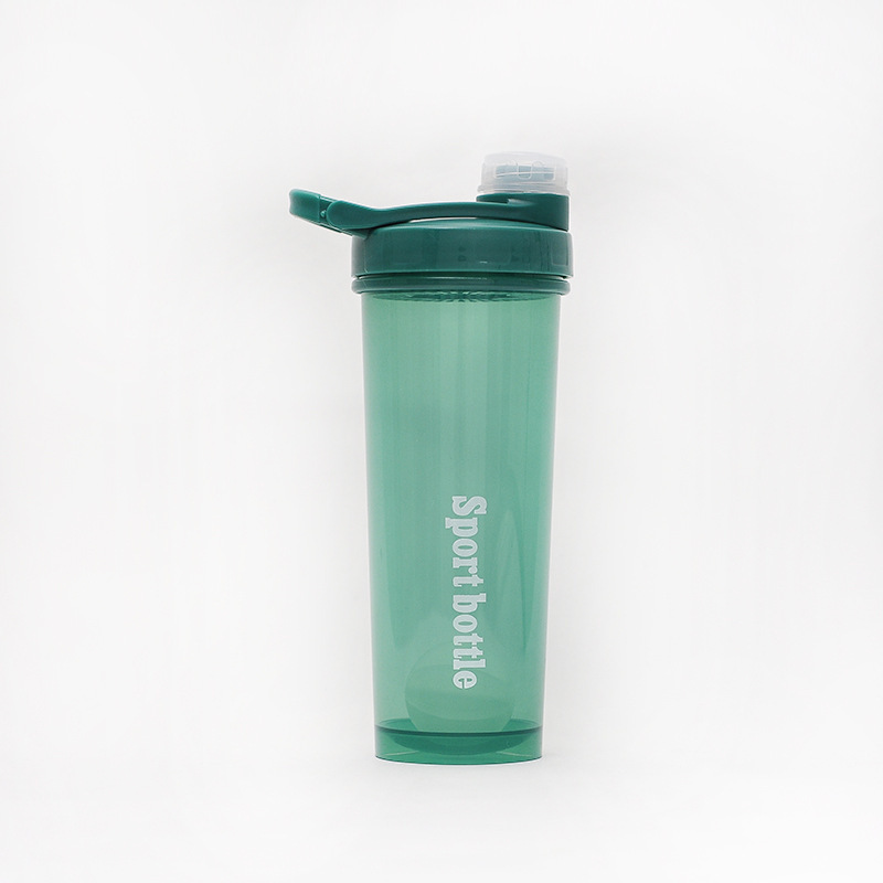 Plastic space shaker cup, portable outdoor travel cup, water bottle, juicer with tea strainer, fitness and sports water cup Item Picture