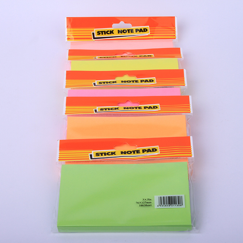 Factory wholesale sticky notes, colorful and multi-sized Pepsi stickers, customizable simple and tearable sticky notes in large sizes details Picture