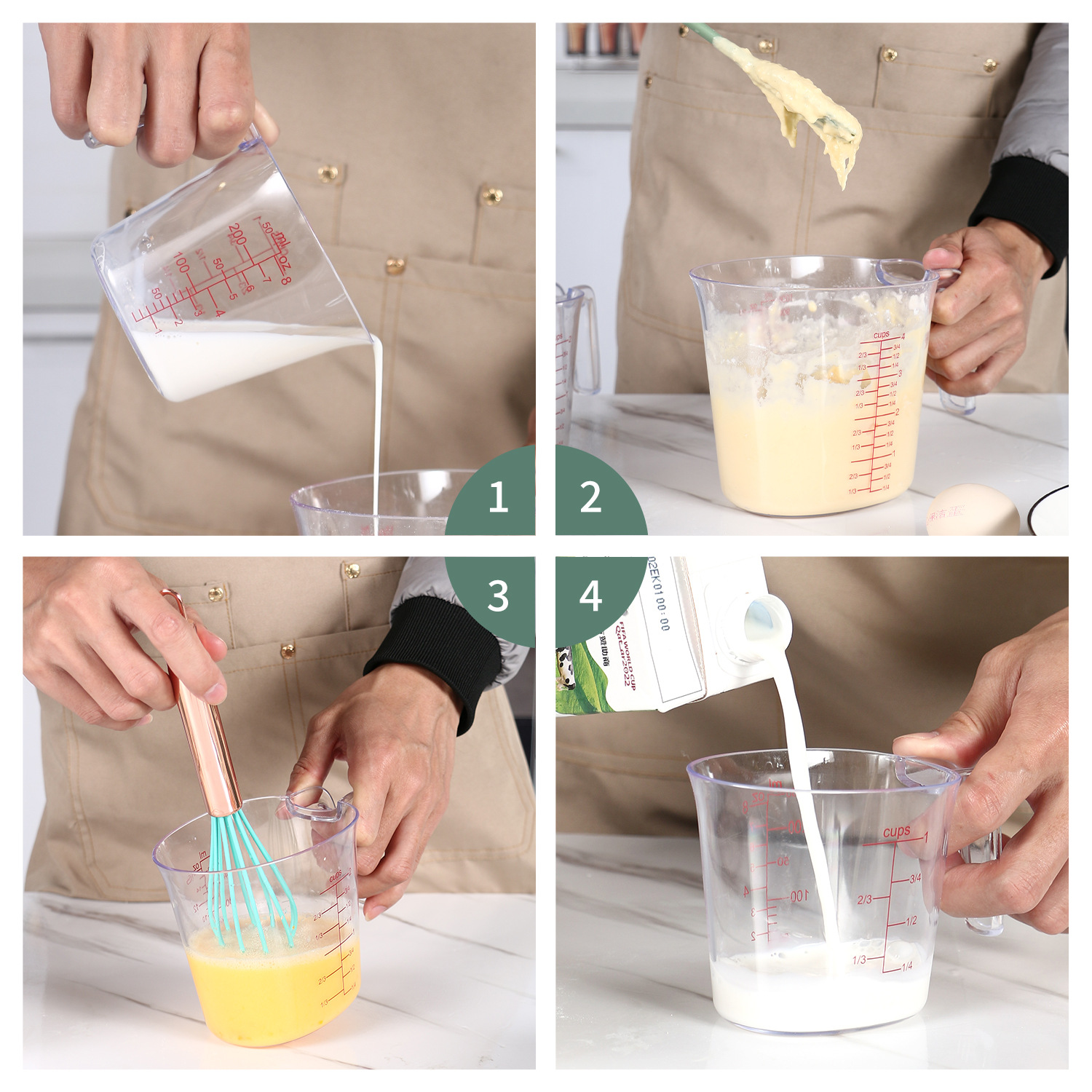 量杯硅胶/义乌兴泉百货/调漆量杯/量杯5000ml/玻璃量杯产品图