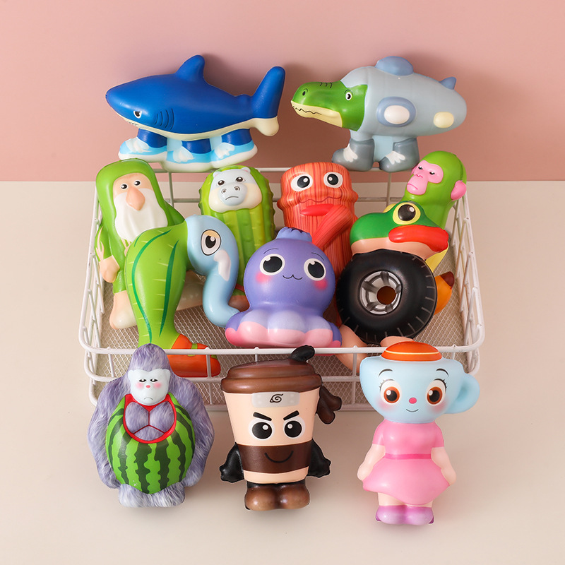 Cross-border best-selling foreign AI Shan Hai Jing Pinching Fun Stress-relieving and venting slow rebound toys children's toys wholesale factory Application Scenario