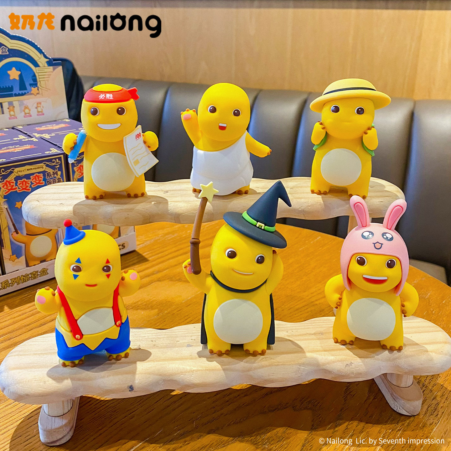 Genuine milk Dragon Transformation series blind box dolls, trendy magician figurines, office figurines and decorative items Application Scenario