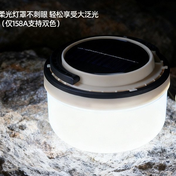 Solar-powered telescopic night market street stall lights, emergency charging flashlights, LED outdoor tent lights, camping lights Item Picture