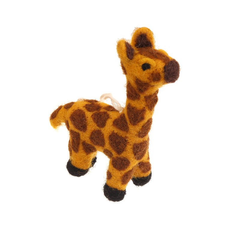 Korean-style wool felt pendants, giraffe 3D doll pendants, creative bag pendants, Latongke cute pendants Item Picture