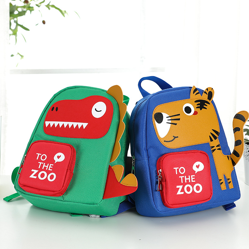 儿童双肩包卡通可爱时尚幼儿园书包大容量定制辅导培训班广告超轻