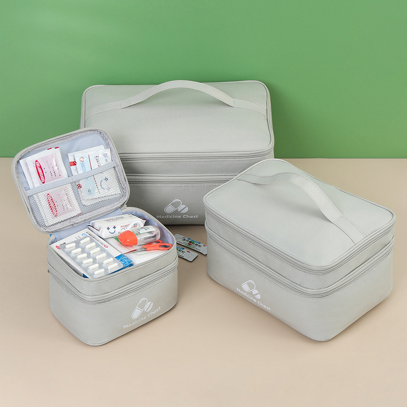 Family outdoor portable medicine storage bags, first aid kits, medicine boxes, emergency bags, epidemic prevention school health kits Application Scenario
