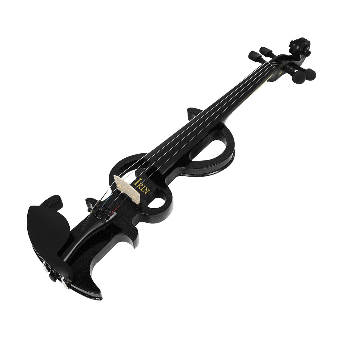 Electro-acoustic violin, solid wood violin, adult, children, beginners, playing electronic violin, headphones, silent violin Specification image