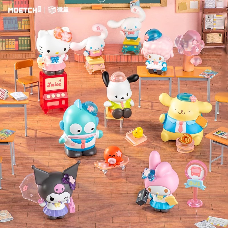 三丽鸥明星学院系列盲盒库洛米美乐蒂公仔手办桌面摆件礼物潮玩产品图